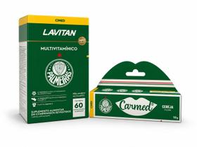 Kit Lavitan Palmeiras A-Z 60 Comp + Carmed Palmeiras Cereja Kit Lavitan Palmeiras A-Z 60 Comp + Carmed Palmeiras Cereja