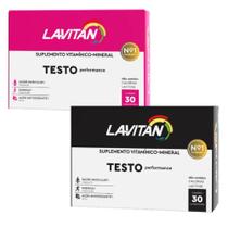 Kit Lavitan Testo Performance Feminino + Testo Performance Masculino - 30 cápsulas cada - CIMED