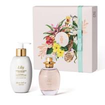 Kit Leau de Lily Blanche Desodorante Colônia 75ml e Creme de banho Acetinado Corporal Leau de Lily Blanche 200ml