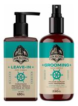 Kit Leave-in 120g E Grooming Cabelo Calico Jack Don Alcides