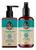 Kit Leave-in 120g E Grooming Cabelo Calico Jack Don Alcides