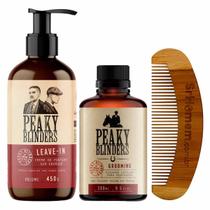 Kit Leave-In 450G E Grooming Peaky Pente Curvo Don Alcides