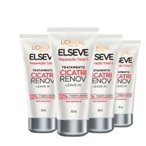 Kit Leave-In De Tratamento Elseve RT5 Cicatri Renov 50ml 4- Unidades Kit Leave-In De Tratamento Elseve RT5 Cicatri Renov 50ml 4- Unidades