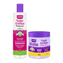 Kit Leave-In + Gelatina Açaí Tenho Cachos Poderosa Kit Leave-In + Gelatina Açaí Tenho Cachos Poderosa