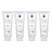 Kit Leave In Hidratante Cabelo Rosto e Corpo Sem Enxague Day By Day 110g Spa 04un