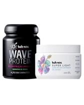 Kit Leave In Super Light E Máscara Wave Protein Kah-noa