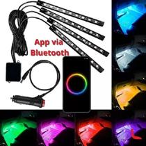 Kit Led Atmosfera RGB com Controle Remoto e 4 Fitas de 12 LEDs