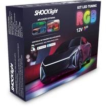 Kit Led Atmosferico Tuning Externo Rgb 90x120 Led Shocklight