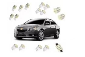 Kit Led Chevrolet Gm Cruze Teto Placa Ré Pingo Mala Luva