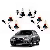 Kit Led Civic G9 Farol Baixo + Alto + Neblina (Kit Premium)
