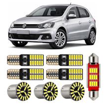 Kit Led Completo Teto Placa VW Gol G2 Ao G8 Kit Led Completo Teto Placa VW Gol G2 Ao G8