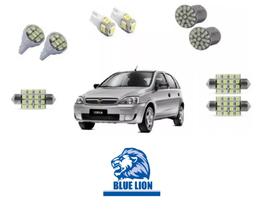 Kit Led Corsa Hatch Sedan Teto Placa Ré Pingo Malas Luvas