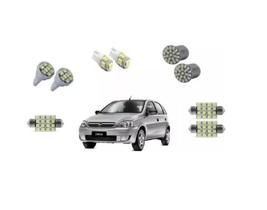 Kit Led Corsa Hatch Sedan Teto Placa Ré Pingo Malas Luvas