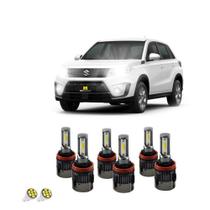 Kit Led Farol Alto Baixo Milha Suzuki Vitara C/Canceller