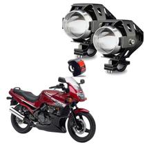 Kit Led Farol de Milha Moto Kawasaki Ninja 500R 2005 2006 2007 2008 2009 2010 até 2022 U5