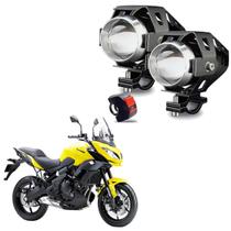 Kit Led Farol de Milha Moto Kawasaki Versys City 650 2012 2013 2014 2015 2016 2017 2018 2019 2020 2021 2022 U5