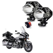 Kit Led Farol de Milha Moto Kawasaki Versys Voyager 1200CC 1999 2000 2001 2002 2003 2004 2005 2006 até 2022 U5