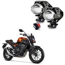 Kit Led Farol Milha Moto Honda CB500F 2017 2018 2019 U5