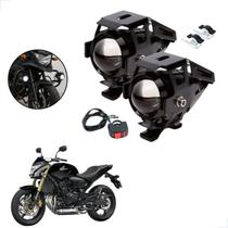 Kit Led Farol Milha Moto Honda CB600F HORNET 2005 2006 2007 2008 2009 2010 2011 2012 2013 U5