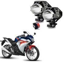 Kit Led Farol Milha Moto Honda CBR 250R 2012 2013 U5