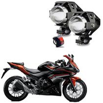 Kit Led Farol Milha Moto Honda CBR 500 2014 U5
