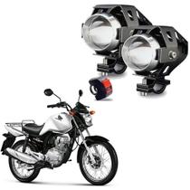 Kit Led Farol Milha Moto Honda CG 150 CARGO 2014 2015 U5