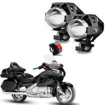 Kit Led Farol Milha Moto Honda GL 1500 1993 a 2012 U5 Kit Led Farol Milha Moto Honda GL 1500 1993 a 2012 U5