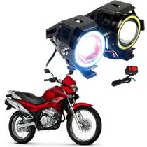 Kit Led Farol Milha Moto Honda NX 4 FALCON 1999 2000 2001 2002 2003 2004 2005 2006 2007 2008 Angel Eye U7 Kit Led Farol Milha Moto Honda NX 4 FALCON 1999 2000 2001 2002 2003 2004 2005 2006 2007 2008 Angel Eye U7