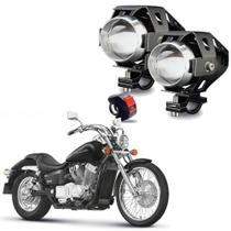Kit Led Farol Milha Moto Honda Shadow AM 750 1997 1998 1999 2000 2001 U5