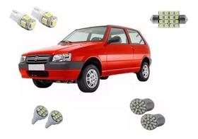 Kit Led Fiat Uno Mille Teto Placa Ré Farolete Pingo Kit Led Fiat Uno Mille Teto Placa Ré Farolete Pingo