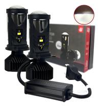 Kit Led H4 Y6 Projetor Canhão 6000k 300w 30000 Lúmens 12/24v