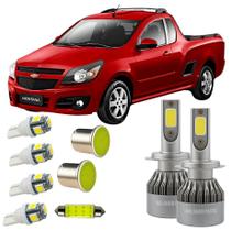 Kit Led Interno Externo Farol Milha GM Montana Ré Teto Placa Kit Led Interno Externo Farol Milha GM Montana Ré Teto Placa