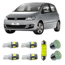 Kit Led Interno Externo Fox 2003/2009 Teto Placa Ré Farolete