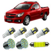 Kit Led Interno Externo GM Montana 2003 A 2011 Ré Teto Placa