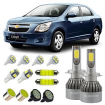Kit Led Interno Externo Lampadas Farol Milha GM Cobalt Kit Led Interno Externo Lampadas Farol Milha GM Cobalt