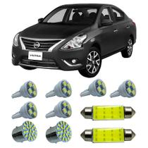 Kit Led Interno Externo Nissan Versa 2011 A 2021 Farolete Ré