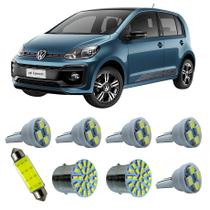 Kit Led Interno Externo VW UP Teto Placa Ré Farolete Top