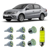 Kit Led Interno Externo VW Voyage Teto Placa Farolete Ré Top Kit Led Interno Externo VW Voyage Teto Placa Farolete Ré Top