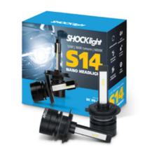 Kit led nano s14 h7 6000k 7200 lumens - shocklight