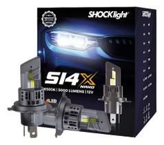 Kit led nano s14x h4 6500k 5000 lumens 12v sll-140004-x shocklight