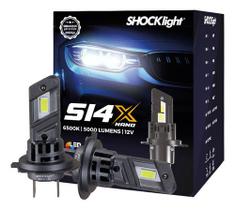 Kit led nano s14x h7 6500k 5000 lumens 12v sll-140007x shocklight