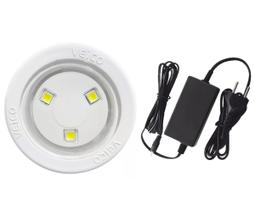 Kit Led P/Piscina 4,5w 12vcc Fibra ABS + Fonte 12V 5A Bivolt Kit Led P/Piscina 4,5w 12vcc Fibra ABS + Fonte 12V 5A Bivolt