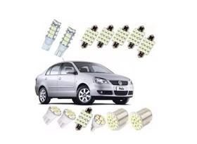 Kit Led Pingo Torpedo Polo Hatch Vw Farolete Placa Sedan - Blue Lion