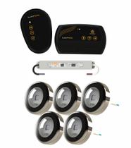 Kit Led Piscina Wi-fi - Smartlux + 5 Leds 7,5w Rgb Tholz Kit Led Piscina Wi-fi - Smartlux + 5 Leds 7,5w Rgb Tholz