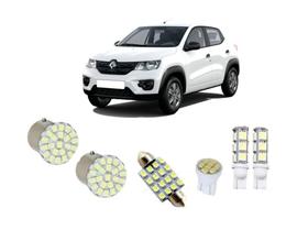 Kit Led Renault Kwid 2019 2018 2017 Farol Teto Placa Ré Leds