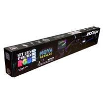 Kit Led RGB Nano Atmosfera 6X1 12V Bluetooth APP Strobo Driver Central Kit Led RGB Nano Atmosfera 6X1 12V Bluetooth APP Strobo Driver Central