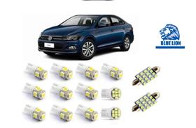 Kit Led Vw Novo Polo / Virtus Teto Placa Ré Farolete