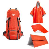 Kit Legendários Completo Mochila Poncho Tenda Isolante