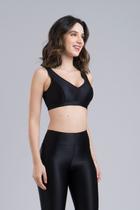 Kit Legging Basic Bolso New + Top Bo Ju New Preto