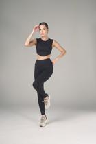 Kit Legging Confort Up + Cropped Confort - Preto